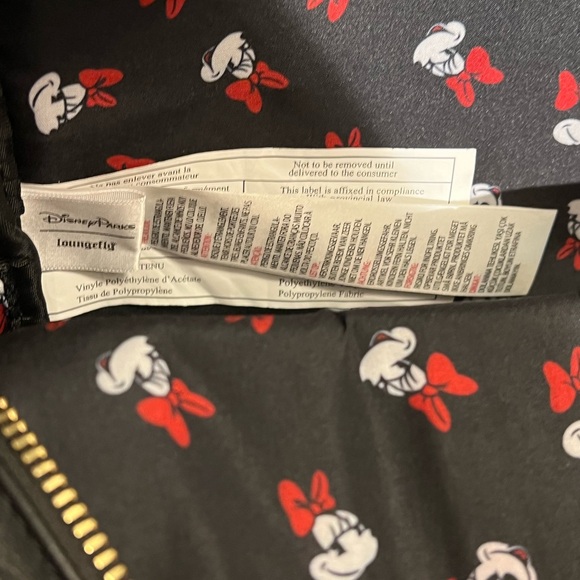 Disney Minnie Mouse Loungefly Backpack - Picture 8 of 8